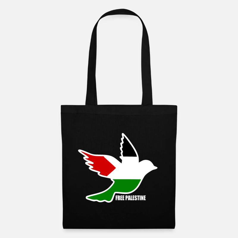 Free palestine - Stoffbeutel - Schwarz
