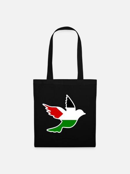 Free palestine - Stoffveske - svart
