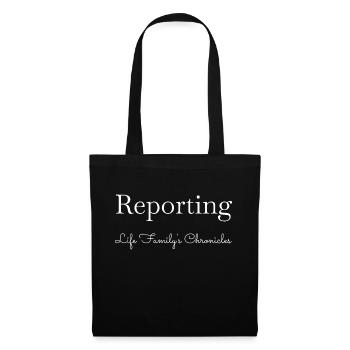 Actualités Idée Cadeau Anniversaire Geek Médias - Sac en tissu - noir - Devant