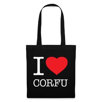 I LOVE CORFU - Tote Bag - black - Front