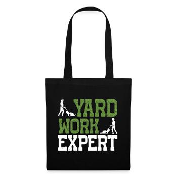 Expert en travaux de jardinage 22 - Sac en tissu - noir - Devant