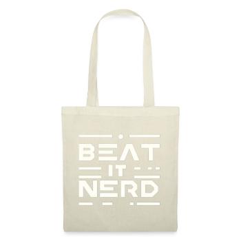 Beat it Nerd 16 - Stoffbeutel - Natur - Vorne