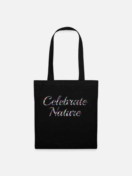 Celebrate Nature - Stoffbeutel - Schwarz