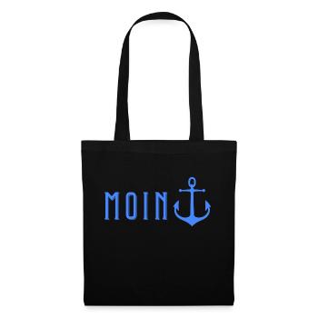 Moin avec Anker - Sac en tissu - noir - Devant