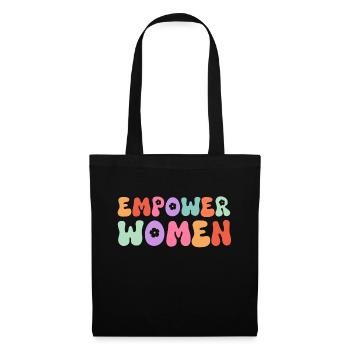 Autonomiser les femmes - Sac en tissu - noir - Devant