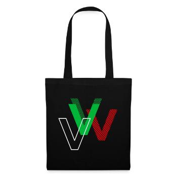 Letter V - Tote Bag - black - Front