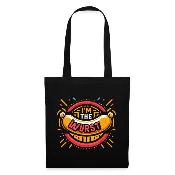 I'm The Wurst 7 - Stoffbeutel - Schwarz - Vorne