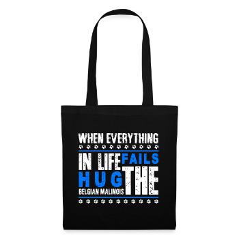 Hug The Belgian Malinois - Tote Bag - black - Front