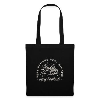 Lectrice humour very demure very mindful - Sac en tissu - noir - Devant