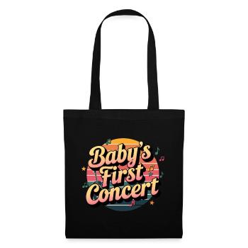 Baby's First Concert 21 - Stoffbeutel - Schwarz - Vorne