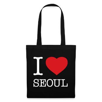 J’ADORE SÉOUL - Sac en tissu - noir - Devant