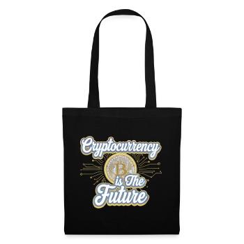 Cryptocurrency Is The Future 12 - Stoffbeutel - Schwarz - Vorne