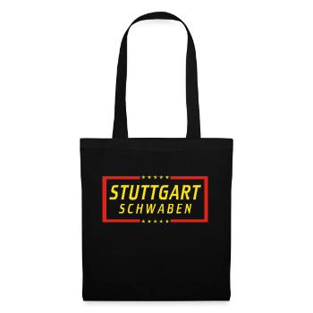 Stuttgart : la fierté souabe - Sac en tissu - noir - Devant