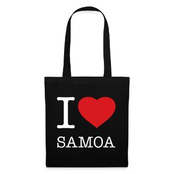 J’ADORE SAMOA - Sac en tissu - noir - Devant