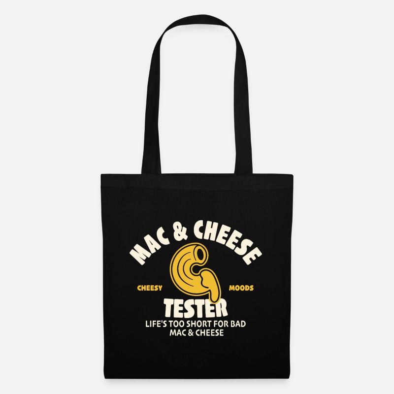 Mac & Cheese Tester - Stoffbeutel - Schwarz