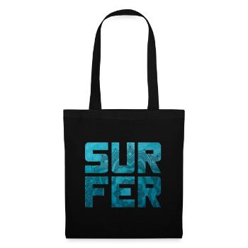 Surfer Mandala Camp Water Sports Beach Leisure - Tote Bag - black - Front