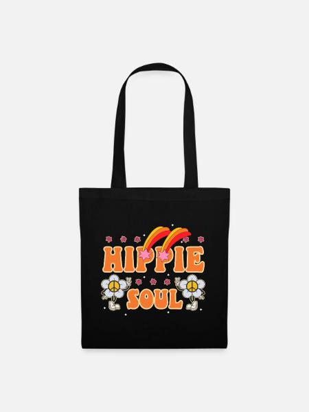 Hippie Soul - Stoffbeutel - Schwarz