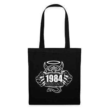 1984 Résistance – Rebelle contre le contrôle Design 2 - Sac en tissu - noir - Devant