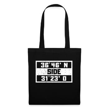 Side Coordinates Turkey Holiday Idea - Tote Bag - black - Front