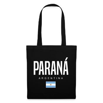 Paraná Argentine Argentin - Sac en tissu - noir - Devant