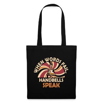 Choir Music Instrument Handbell Choir - Tote Bag - black - Front