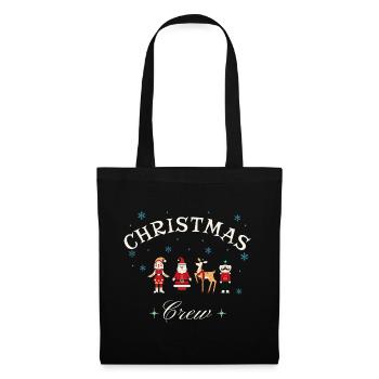 Rentier Geschenkidee für festliche Stimmung - Stoffbeutel - Schwarz - Vorne