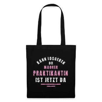 Bricklayer Intern Thank You Internship Masonry - Tote Bag - black - Front