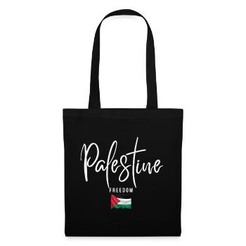 J’aime la Palestine, la Palestine libre - Sac en tissu - noir - Devant