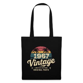 Großartig seit 1967 Geburtstagsgeschenk 1967 - Stoffbeutel - Schwarz - Vorne
