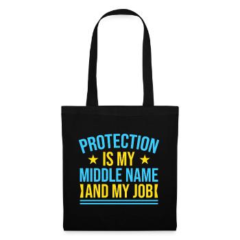 Insurance Agent Protection My Job Funny Insurance - Stoffbeutel - Schwarz - Vorne