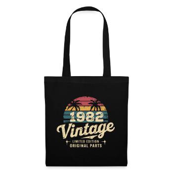 Großartig seit 1982 Geburtstagsgeschenk 1982 - Stoffbeutel - Schwarz - Vorne