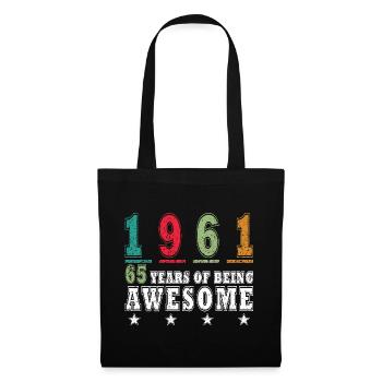 65TH BIRTHDAY ORIGINAL 1961 - Tote Bag - black - Front