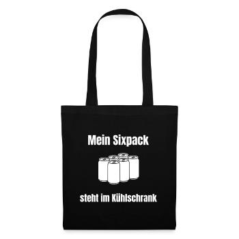 My six-pack? It's in the fridge! - Tote Bag - black - Front