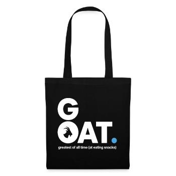 GOAT Snack Saying - Tote Bag - black - Front