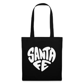 Santa Fe, New Mexico Heart Design - Tote Bag - black - Front