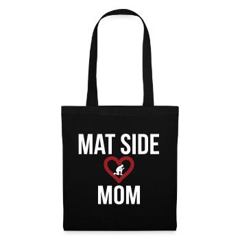 Mat Side Mom Heart Design - Tote Bag - black - Front