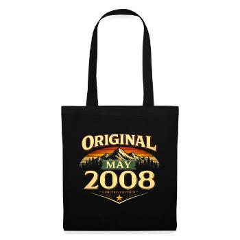 18th Birthday Gift Original May 2008 - Tote Bag - black - Front