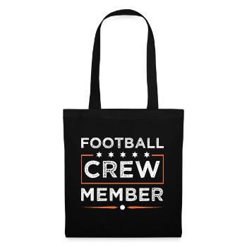 Équipe de football - Sac en tissu - noir - Devant
