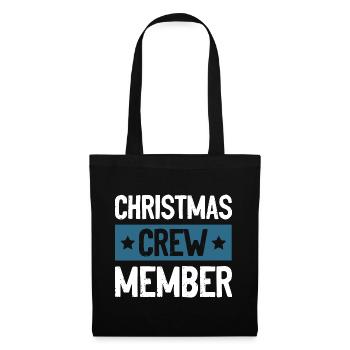 Équipage de Noël - Sac en tissu - noir - Devant
