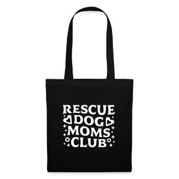 Rescue dog moms club - Tote Bag - black - Front