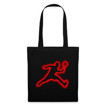 Joueurs de badminton Badminton hommes Badminton garçons - Sac en tissu - noir - Devant