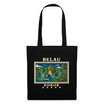 Palau Koror Vintage Travel Brand - Tote Bag - black - Front