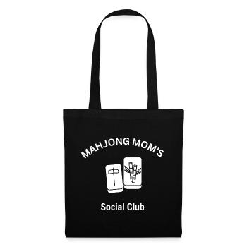 Mahjong Mamans Club - Sac en tissu - noir - Devant