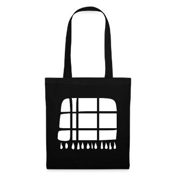 Wool blanket handmade gift - Tote Bag - black - Front