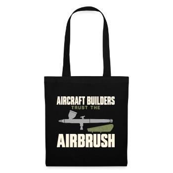 Modellflugzeug Maßstabsflugzeug Modellbaukasten Gi - Stoffbeutel - Schwarz - Vorne