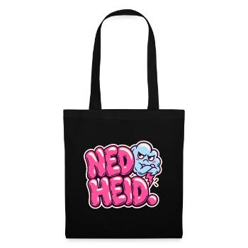 Ned heid bairisch - Stoffbeutel - Schwarz - Vorne