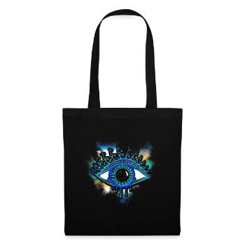 Eye - bearer of light, symbol of clarity - Sac en tissu - noir - Devant