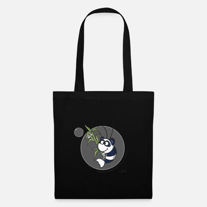 Panda Garnele - Stoffbeutel - Schwarz