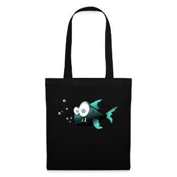 Confused fish - Tote Bag - black - Front