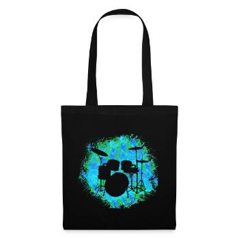 Drum instrument drummer music gift - Tote Bag - black - Front